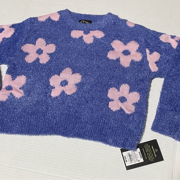 NWT Art Class Girl's Fuzzy Pullover Sweater - Purple NWT #ks03 - Picture 13 of 13